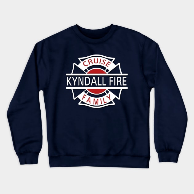 FIRE FAMILY OG LOGO Crewneck Sweatshirt by Fire Family Fun